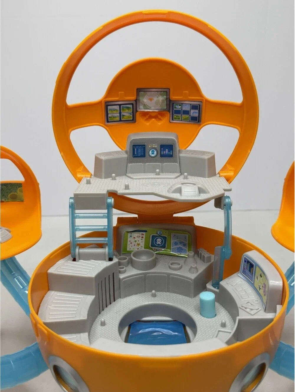 Vintage Octonauts Octopod Playset w/ Figures WORKS (SHL)